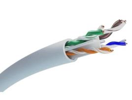 Cabo Cat5e Utp V2 Interno Par Trançado 100m Cabo de Rede Cinza U/utp (utp) Extralink (u/utp)