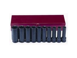 Caixa de soquete de impacto quadrada longa de 1/2