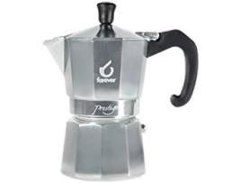 Cafeteira Moka Expresso KAUFGUT Forever kg120102 Prestige 2 Alumínio de Qualidade Alimentar