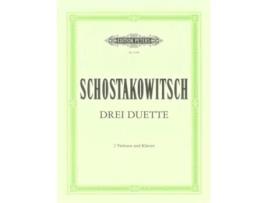 Livro 3 Duets De Dmitri Shostakovich (inglês)
