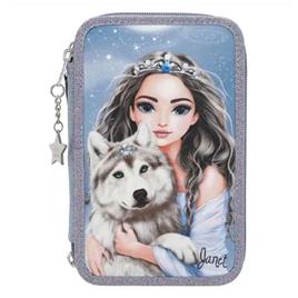 Topmodel Estuche Triple Wolf Con Material Escolar 13149 Depesche Depeschemás De 6 Años