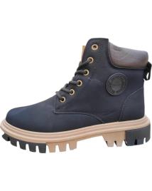 Botins de Mulher STAY BOTIN DE CORDONES SEGURIDAD Y ESTILO NEGRO