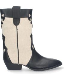 Botas de Mulher PUNTOSALAO BOTAS TACON CAMPERO BAJO PARA MUJER COLOR NEGRO M4010 VARIOS COLORES