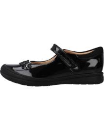 Sapatos de Menina CLARKS SCOOTER JUMP K NEGRO