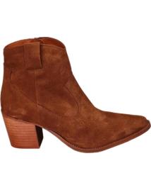 Botins de Mulher BRYAN BOTAS CAMPERAS PIEL SERRAJE MARRONES SERRAJE TABAC