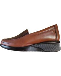 Sapatos de Mulher ERASE MOCASIN DE PIEL COMODIDAD CONFORT Y ESTILO EN CADA PASO MARRóN