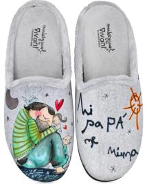 Pantufas de Homem VIVANT V-ST-CV24207INGR ZAPATILLAS DE ESTAR POR CASA DE HOMBRE CON GRIS