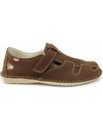 Sandálias de Homem ON FOOT CORFU 6905 PIEL MARRON