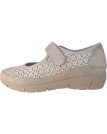 Sapatos de Mulher CUQUE MERCEDITAS COMODAS EN PIEL VELCRO Y PLANTILLA EXTRAIBLE MARRóN