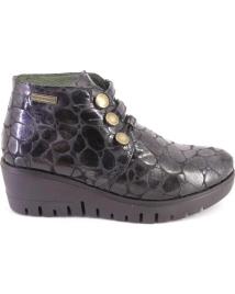 Botins de Mulher NIVAL LILE CAIN WP BOTINES DE MUJER PIEL NEGRO