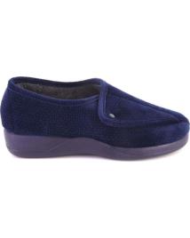 Pantufas de Mulher DEVALVERDE 1124 ZAPATILLAS DE CASA DE MUJER AZUL MARINO