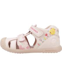Sandálias de Menina BIOMECANICS SANDALIAS NINA MODELO 252107B COLOR ROSA COTTON