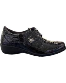 Sapatos de cunha de Mulher LUMEL ZAPATOS MUJER VELCRO CUNA ANCHO E 720-6843 001 LEXI 13 NEGRO VARIOS COLORES