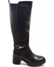 Botas de Mulher TIMBOS BOTA TACON DE MUJER MARRON 128969 MARRóN