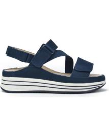 Sandálias de Mulher JAVIER LARRAINZA SANDALIAS DE MUJER JL533-4 NOBUCK MARINONOBUCK MARINO