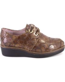 Sapatos de Mulher NIVAL LUKA ZAPATOS CON CORDONES DE MUJER PIEL TAUPE