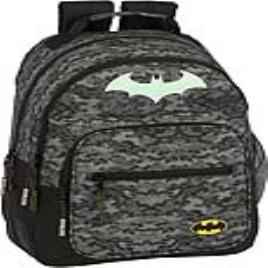 Mochila Escolar Batman Night Preto Cinzento