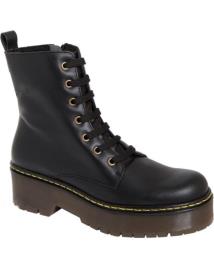 Botins de Mulher RODRI - BOTIN PIEL CORDON-CREMALLERA NEGRO