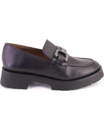 Mocassins de Mulher BARMINTON 501 MOCASINES DE MUJER PIEL ADORNO METALICO NEGRO