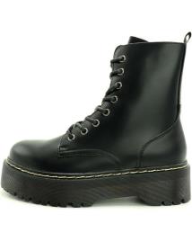 Botins de Mulher STAY BOTIN MILITAR 62520 NEGRO
