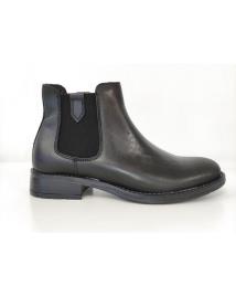 Botins de Mulher CALZADOS ALMENA BOTIN PIEL SENORA FUELLE NEGRO