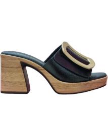 Sandálias de Mulher RIVERA SANDALIA ZUECO GEL PARA MUJER 5394 COLOR NEGRO