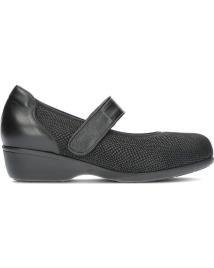 Sabrinas de Mulher CLEMENT SALUS MERCEDITA HORMA EXTRA ANCHA 442156 NEVADA BLACK