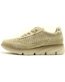 Sapatilhas de Mulher KHLOE DEPORTIVO CORDONES 184 TAUPE