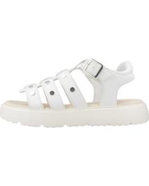 Sandálias de Menina GEOX SANDALIAS NINA MODELO J SANDAL KODETTE GIR COLOR BLANCO C100 C1000