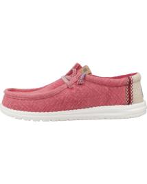 Sapatos de Homem HEY DUDE INFORMALES HOMBRE MODELO WALLY JUTE COLOR ROJO REDSLV
