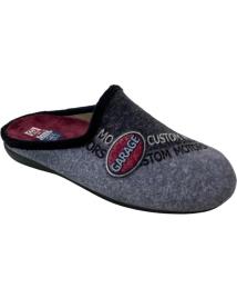 Pantufas de Homem GEMA GARCIA CHINELA GARAGE GRIS