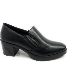 Sapatos de salto de Mulher LEONAL ZAPATO MUJER TACON ABOTINADO ELASTICOS C NEGRO