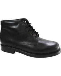 Botins de Homem CALZADOS ALMENA BOTA CABALLERO CORDONES FORRO PIEL NEGRO