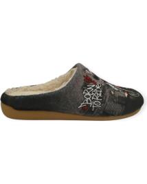 Pantufas de Homem CALZAMUR ZAPATILLA CASA 40434 NEGRO