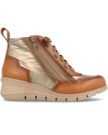 Botins de Mulher MARILA BOTIN DE PIEL PARA MUJER CON PLANTILLA ACOLCHADA Y EXTRAIBLE AMARILLO