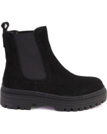 Botins de Mulher KELARA K31281 BOTINES DE MUJER ANTE SERRAJE NEGRO