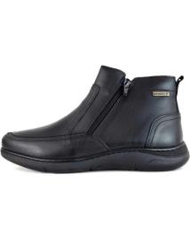 Botins de Homem ZEN - BOTIN HOMBRE DE PIEL COLOR IMPERMEABLE NEGRO