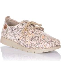 Sapatos de Mulher 48 HORAS ZAPATO CORDONES BEIGE