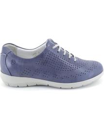 Esportes de Mulher SUAVE 3603 ZAPATILLAS CASUAL DE MUJER PIEL AZUL JEANS