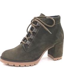 Botins de Mulher VIGUERA BOTIN CASUAL DE ANTE CON TACON Y SUELA DE GOMA TREBOL