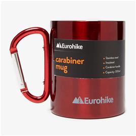 Eurohike Carabiner Mug - Vermelho - Caneca Aço Inoxidável tamanho T.U.