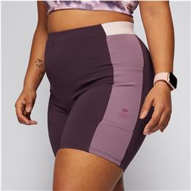 Leggings Curtas LVR - Roxo - Cintura Alta Mulher tamanho S