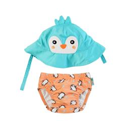 Zoocchini Fralda De Banho Pinguim Upf 50