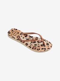 Chinelos Havaianas Slim Animals Bege