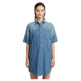 G-star Vestido De Manga Curta Relaxed Drawcord