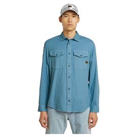 G-star Camisa De Manga Comprida Marine Slim