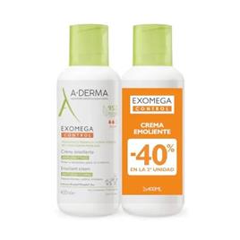A-Derma Exomega Control Emollient Cream 2 X 400 ml