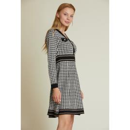Derhy Vestido curto, estampado gráfico 