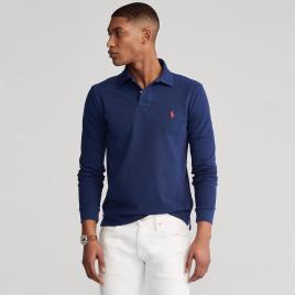 Polo Ralph Lauren Polo slim de mangas compridas