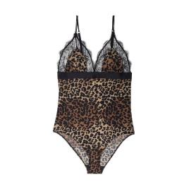 Love Stories Body leopardo com renda, DORIS